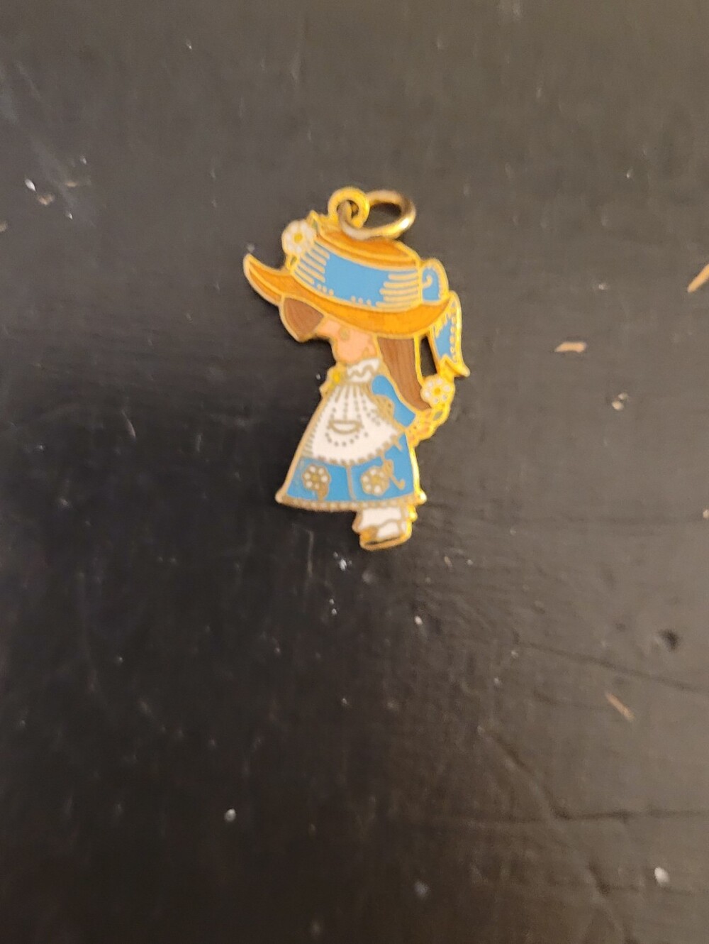 Vintage 1969 Hollu Hobbie Gold Charm